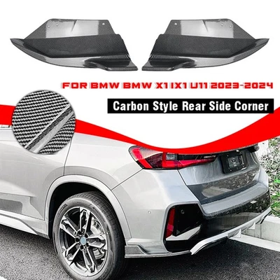 Carbon Optik Heckstoßstange Flügel Lippe Diffusor Winglet für BMW X1 iX1 U11 - Bild 1 von 4