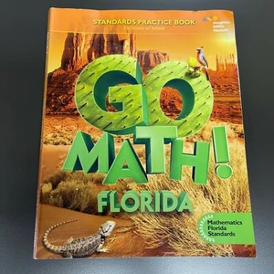 Go Math! Mafs Beginner Standards Practice Book Grade 5 Home Schooling Book - Picture 1 of 6