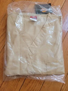 Dickies Scrubs Top And Pants Set Beige XS - Picture 1 of 1