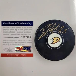Ryan Getzlaf autograph signed Anaheim Ducks Puck ~ PSA/DNA COA - Picture 1 of 3