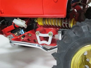 Pair Aluminum Battery Stopper End Stay Tamiya 1/10 Frog Monster Beetle Blackfoot - Picture 1 of 3