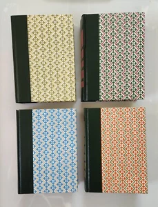 Reader's Digest Condensed Books 1980 Volumes 2-5 Patterned Covers Decor - Foto 1 di 10