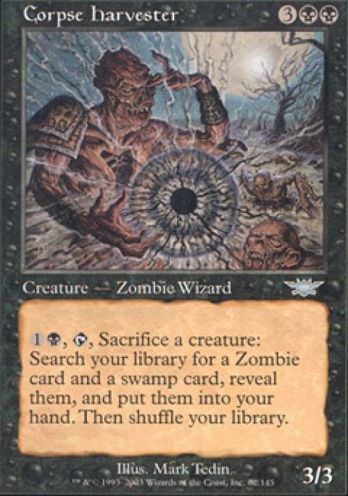 MTG Corpse Harvester Near Mint Foil Legions
