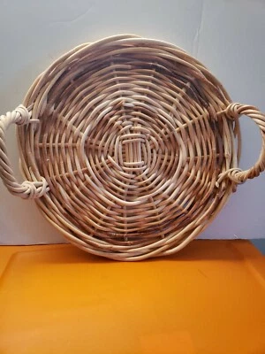 Decorative Wicker Trey - Image 1 of 4