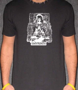 T-shirt montaggio labirinto - David Bowie retrò vintage film maglietta - Foto 1 di 20