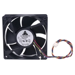 120mm 1.6A 12V 4 Wire PWM Cooling Fan for Delta AFB1212SHE 12038 Machine - Photo 1/8