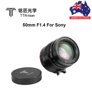 TTArtisan Tilt 50mm f1.4 Full Frame Manual Portrait Lens Compatible with Sony E - Picture 1 of 10
