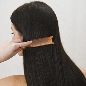 Boar Bristle Hair Brush Foldable Portable Bristle Comb Hair Pocket Travel B4N4 - Picture 1 of 12