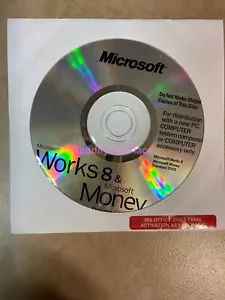 Microsoft Works 8 & Money Standard 2005 Installations-CD mit Schlüssel VERSIEGELT - Bild 1 von 2