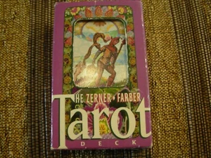 THE ZERNER FARBER TAROT DECK 1997 - OUT OF PRINT - Open Box. Cards Near Mint. - Picture 1 of 9