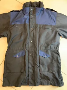 Genuine Dutch Netherlands Politie parka liner Hood Blue coat men officer jacket - Picture 1 of 12
