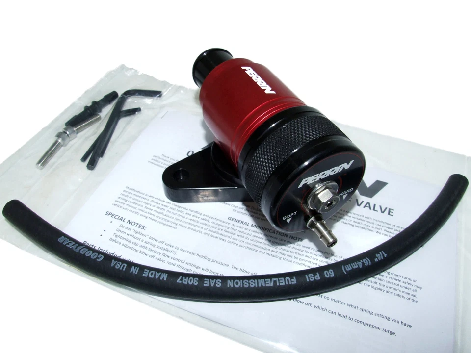 Kit de válvula de soplado de recirculación Perrin BOV para 08-14 WRX y 05-09 LGT (rojo) Foto 1 de 1