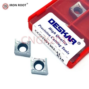 DESKAR 10P CCGT090202-AL K10 Aluminum Carbide Insert CNC Turning Tool for SCLCR - Picture 1 of 6