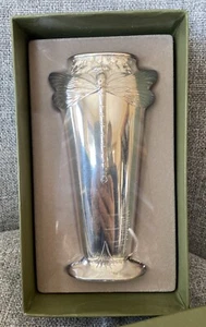 Christofle Silver-Plated Dragonfly Libellule vase GALLIA Still Sealed - Picture 1 of 8