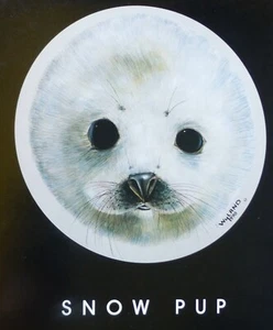 Wyland Studios Arctic Schnee Pup Neugeborenes Harfe Baby Seal Ocean Wildtiere - Bild 1 von 3