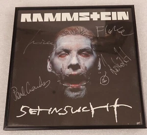 BANDA MUSICALE RAMMSTEIN SEHNUCHT AUTOGRAFATA FIRMATA ALBUM COPERTINA SLASH MOTOR MUSIC - Foto 1 di 8