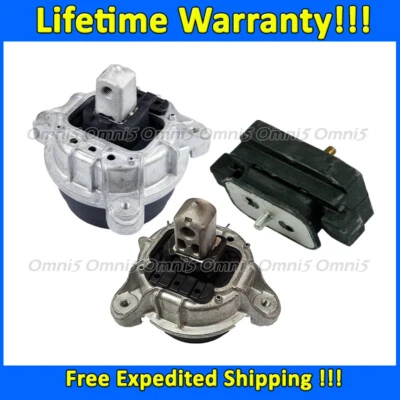K3237 Motor & Trans Mount Set For 2013-2015 BMW 740Li/740Li xDrive/740i 3.0L GAS - Image 1 of 4