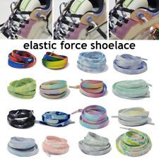 New 1Pair Free Tie-free Shoelace Stretch No Tie Lazy Shoelaces Flat Shoe Laces/