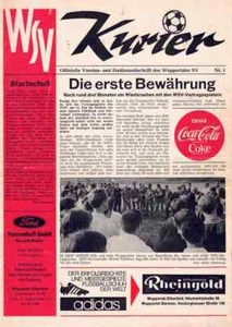 Cuaderno de programa de fútbol 68/69 amistad Wuppertaler SV - Bayern Hof - Imagen 1 de 1