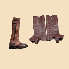 Boba Fett Inspired Leather Boot Cover, Bo-Katan Kryze Boots Cover Mandalorian