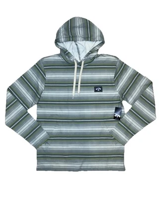 Pullover con Capucha Billabong Verde Blanco Amarillo Ligero Para Hombre Nuevo con Etiquetas Pequeño Foto 1 de 4