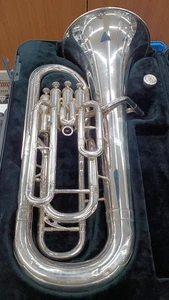 Yamaha YEP-321S Bb Euphonium Silver-plated Yellow Brass w/ Hard Case Tested - Picture 1 of 12