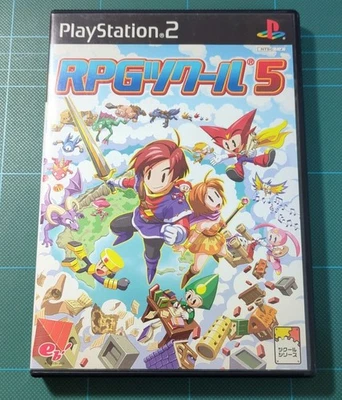RPG Maker 5 PS2 Game with Case, Tested, No Manual, Fun Role-Playing Japan OOG - Image 1 of 4