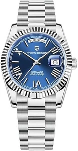 Pagani Design Automatik Mechanische Edelstahl Uhr MIDNIGHT BLUE 36mm 1752 - Bild 1 von 5