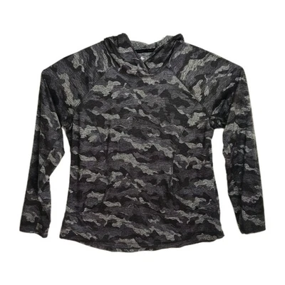 RBX Overlook Camo Super Soft Hoodie Women's XL Gray Camo Pattern Pockets - Image 1 of 4