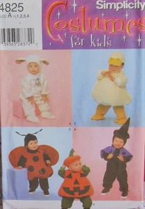 Simplicity 4825 Baby Kleinkind 6M-4T Halloween Kostüm Muster Marienkäfer Ente Lamm - Bild 1 von 2