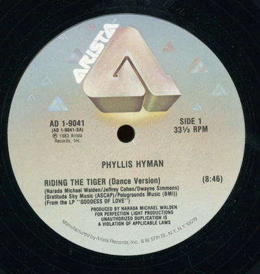 Phyllis Hyman - Riding The Tiger (12") (Very Good Plus (VG+)) 3442533528 - Image 1 of 2
