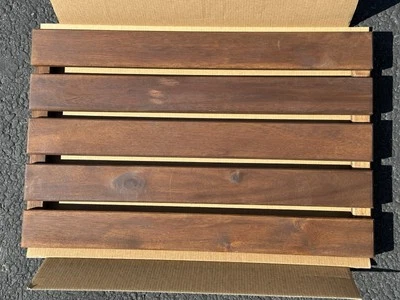 Ikea TORDH Shelf Outdoor Brown Stained 19 5/8" x 12 5/8" 804.575.33 - Image 1 of 4