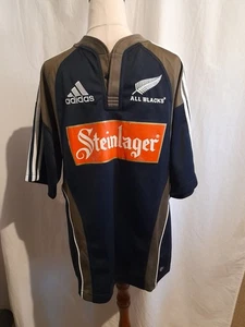 2005 All Blacks Rugby Union Training Steinlager Jersey Size Small Fits Medium - Bild 1 von 5