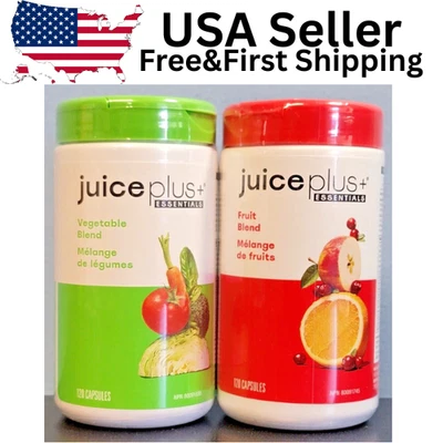 Juice Plus+ - USA - Blended Fruit & Veg Juice Powders(120 ea/240 Caps) - 10/26! - Image 1 of 3
