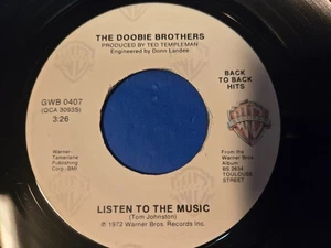 THE DOOBIE BROTHERS - CHINA GROVE / LISTEN TO THE MUSIC - 7" VINYL SINGLE - Picture 1 of 3