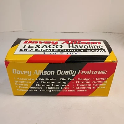 Banco doble Davey Allison Texaco Havoline escala 1:24 edición limitada  Foto 1 de 4