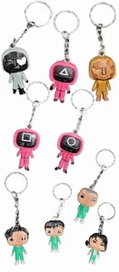 Squid Game Action Figuren Schlüsselanhänger Keychain Filmfigur Spielzeug Maskierte Arbeiterpuppe - Bild 1 von 13