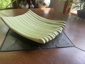Vintage Spargel Servierplatte Schale Tablett Pottery USA gestempelt 3620 - Bild 1 von 10