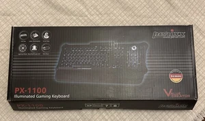 PERIXX PX-1100 Illuminated Gaming Keyboard Backlit KU-0603 - Picture 1 of 6