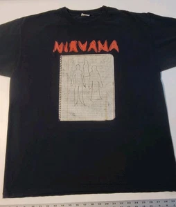 💥Rara💥2003 Nirvana Ghost Note Incudine Red Bar Tag Kurt Cobain ottime condizioni - Foto 1 di 14