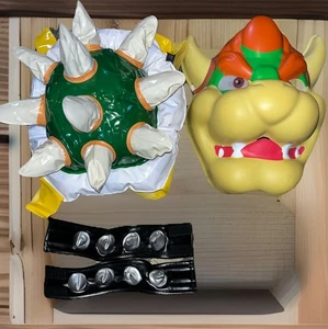 Bowser Cosplay Máscara y Concha Mochila Super Mario Brothers Halloween Disfraz Niños - Imagen 1 de 7