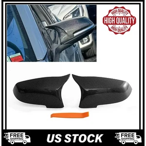 Par de tapas de cubierta de espejo retrovisor lateral para BMW Serie 5 F10 F11 F18 2014 2015~2017 - Imagen 1 de 12