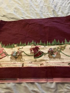 Daisy Kingdom "To Grandma's House" Christmas Border Print New 2 Yards - Picture 1 of 5