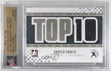 2010-11 ITG Ultimate Memorabilia 10th Edition Black /19 Mario Lemieux HOF