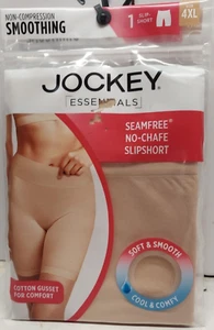 NIP Jockey Smoothing Seamfree Non-compression No Chafe Slip-short Sz 4XL-Beige - Picture 1 of 2