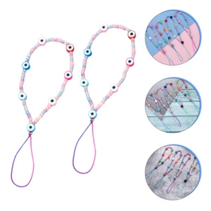 2 Pcs Handy Anti-Rutsch-Handgelenks Eil Telefon Lanyard Handy-Armband-Anhänger - Zdjęcie 1 z 12
