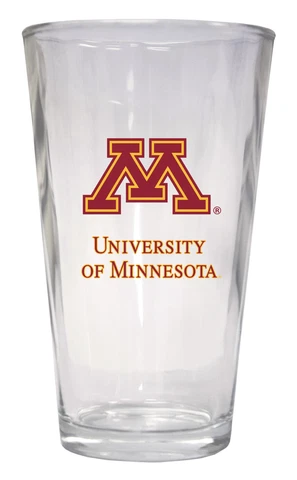 Minnesota Gophers 16 oz Pint Glass 3-Pack Cover