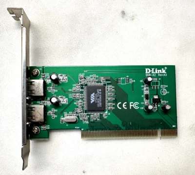 SCHEDA PCI 2 PORTE USB D-LINK DUB-A2 VIA VT6212L (4072N) - Immagine 1 di 3