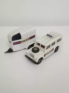 Vintage Corgi Diecast - Police Land Rover 109WB & Beaufort Double Horse Box - Picture 1 of 4