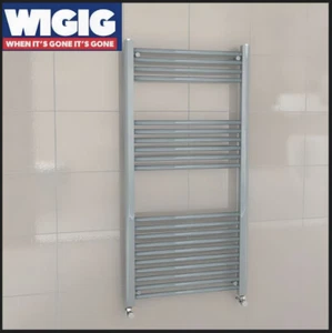Kartell K-Rail Light Grey Straight Bar Heated Towel Rail 1200mm x 600mm - Picture 1 of 3